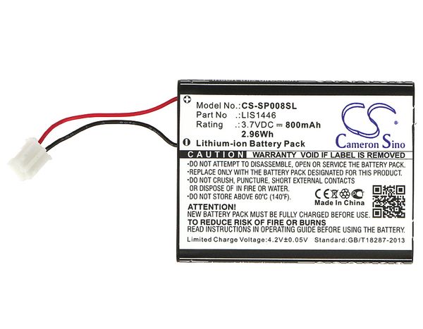 

cameron sino 800mah battery lis1446 for sony cechzk1gb