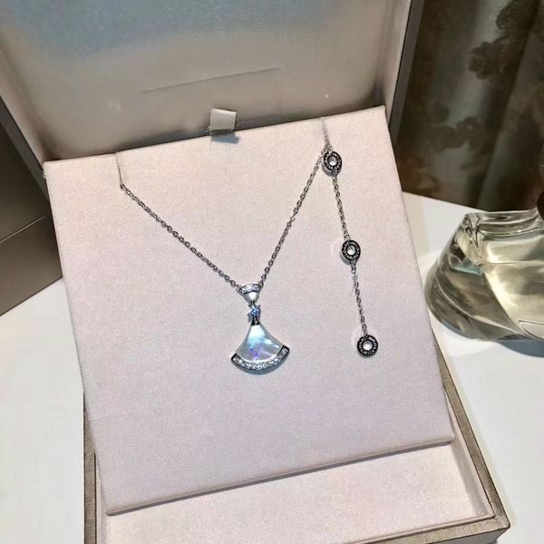 

2020 jewelry necklaces s925 sterling silver natural oyster scalloped necklaces women jewelry