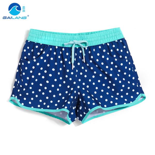 

lady board shorts swimming short swimsuits dot quick dry female running shorts swimwear board sweat plavky beach