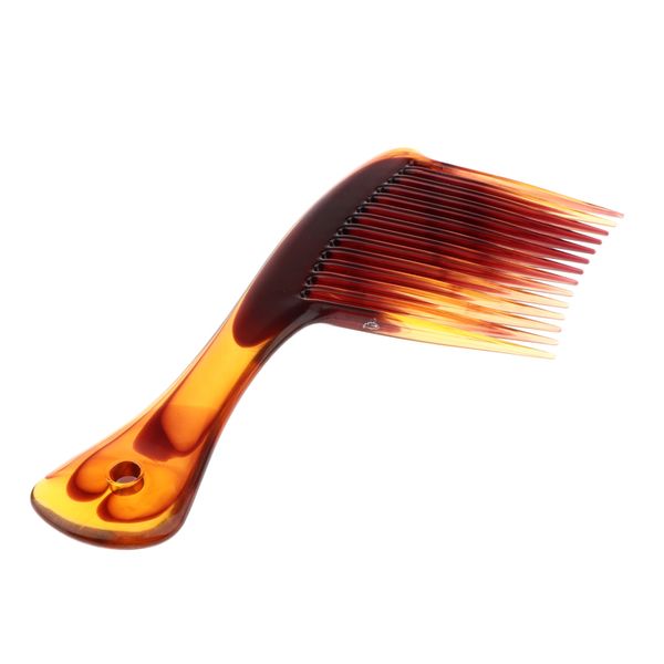 

wet comb for curly hair, pocket size, 1 piece, Silver