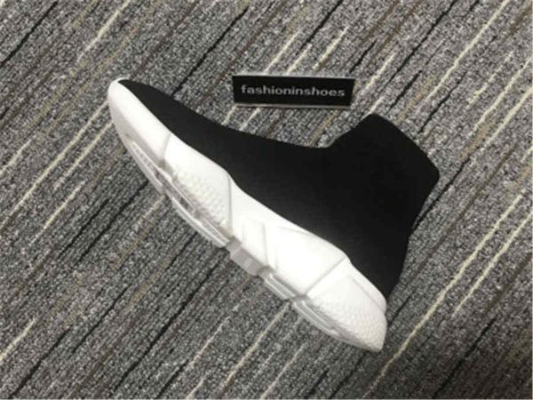 

2020 new speed trainer runner fashion shoes sock stretch mesh flat oreo sneaker casual shoes sport dust bag