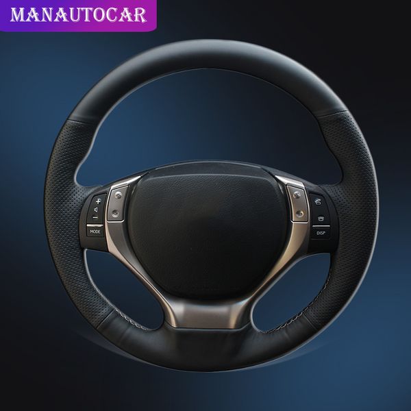 

car braid on the steering wheel cover for es250 es300h gs250 gs300h rx270 rx350 automobiles interior accessories auto diy