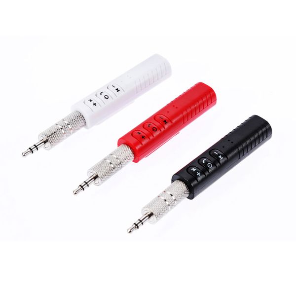 Mini ricevitore Bluetooth Car AUX Adattatore per ricevitore audio wireless Chiamate in vivavoce e riproduzione di musica wireless AUX da 3,5 mm