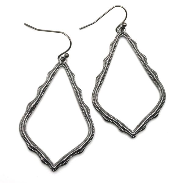 

7 colors frame teardrop earrings for women fashion jewelry painting metal water drop earrings statement, Silver