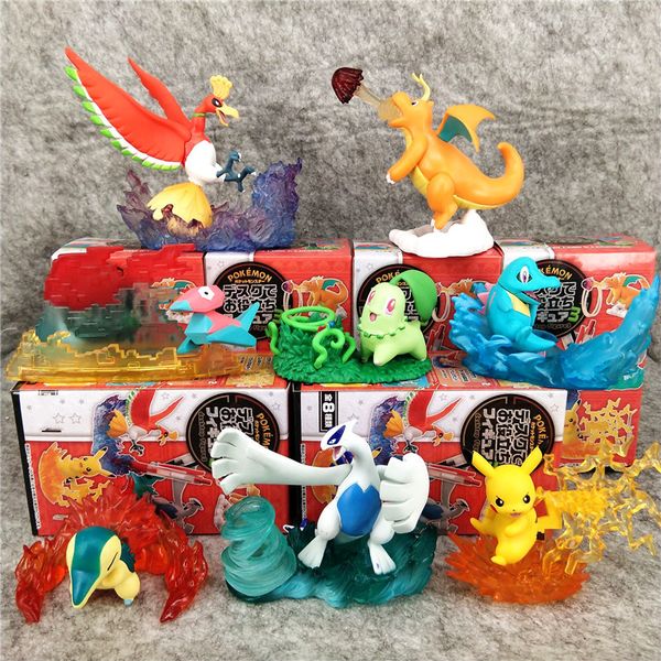 

5cm/2 inches cartoon animal blind box deskarticles kids children toy figures 8 pcs/per set la34