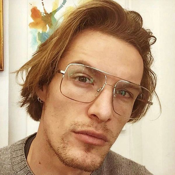 

big square sunglasses women men 2019 trending products transparent ladies sun glasses moda masculino, White;black