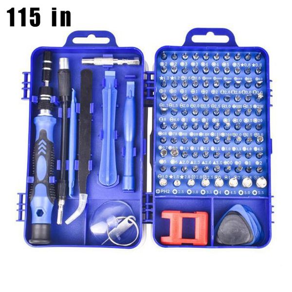

115 in 1 magnetic precision screwdriver set computer watch phone repair tool kit
