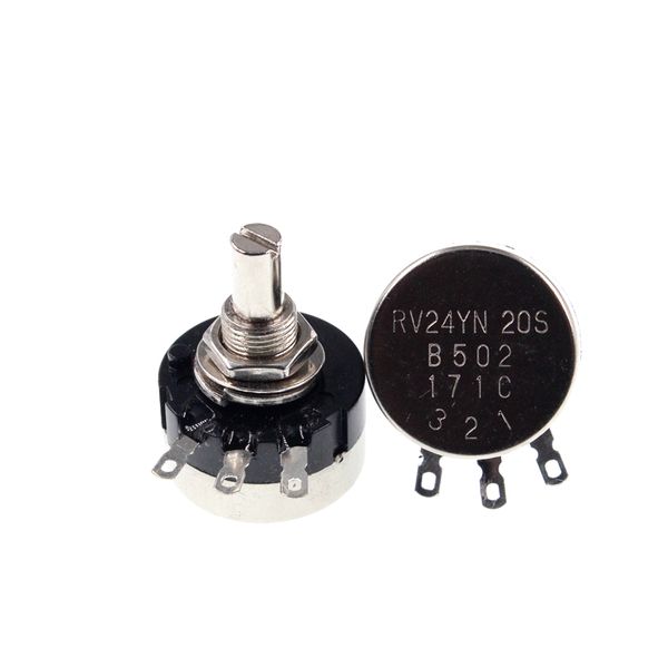 

rv24yn20s b502 5k single turn carbon film potentiometer adjustable resistor
