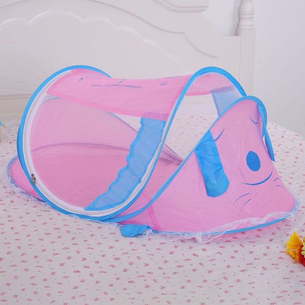 

fashion portable folding born baby cartoon bed mosquito net mosquitoes netting infant kids tent