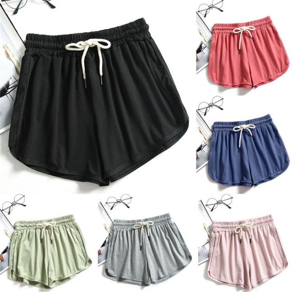 

running shorts 2021 fashion women lady summer sport beach short pants yoga fitness gym sportswear #2m05, Black;blue