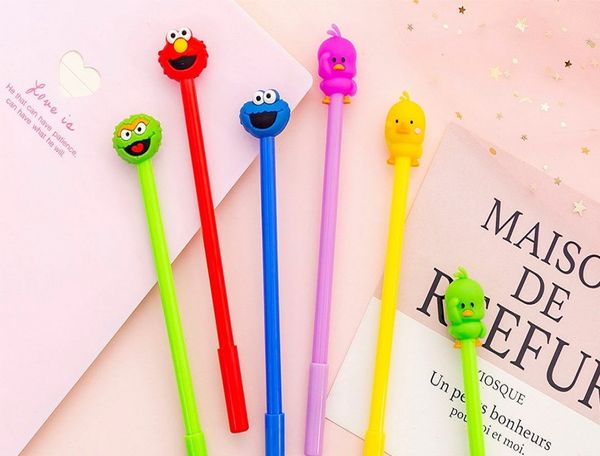 

8pcscreative cute kawaii мультфильм cat шариковая ручка самый лучший подарок для детей канцелярские signature шариковая ручка школа поставщи, Blue;orange