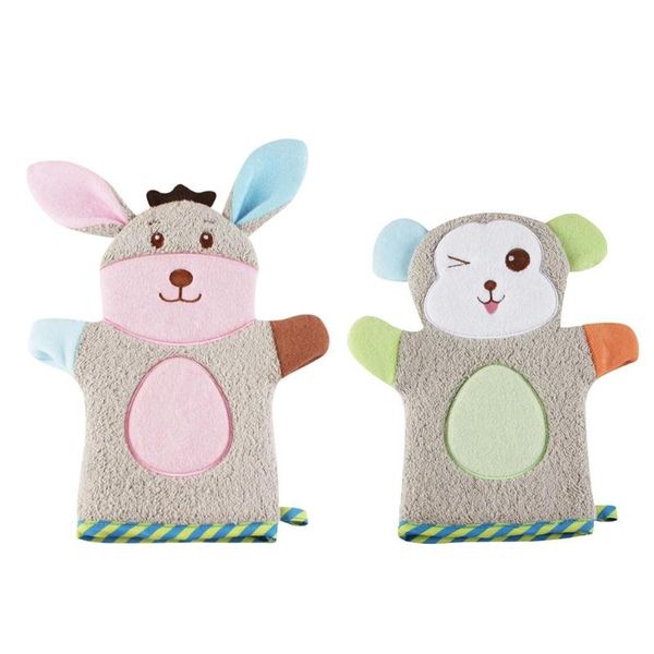 

newborn bath brushes cartoon animal shape bathing glove baby bath towel infant shampoo brush infant bath shower product towels