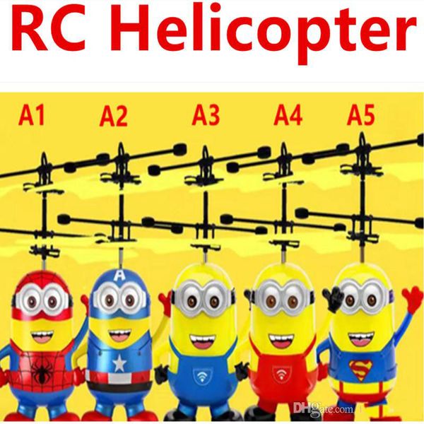 RC Helicopter Flying Induction LED Nottilucent Ball Quadcopter Drone Sensor Up grade Induzione a infrarossi che vola Giocattoli per bambini 20PCS