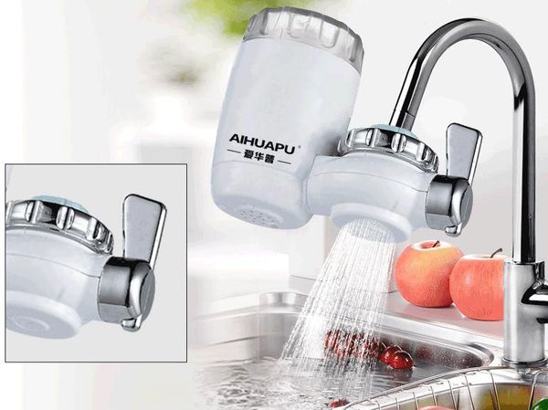 

long-lasting water faucet filtration system with ultra adsorptive material, faucet water filter -fits standard faucets