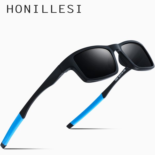

tr90 polarized sunglasses men goggles sport male driving outdoor square basketball uv400 sun glasses for men gafas oculos de sol, White;black