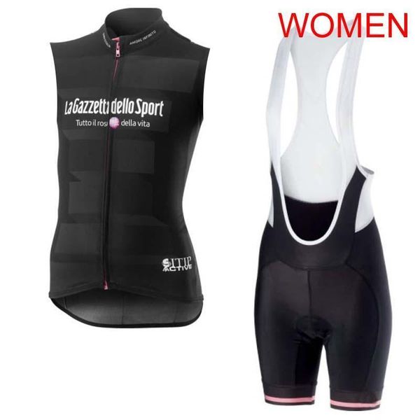 

2020 tour de italia team pro cycling jersey set women cycling clothing breathable mountain bike clothes quick dry bicycle sportswear, Black;red