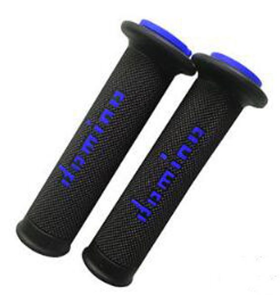 

universal motorcycle rubber gel alloy handle grips for suv handlebar cover blue