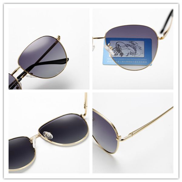 

luxury brand kids sunglasses children's sun glasses metal cat eye polarized eyeglasses male baby girl boy uv400 glasses, Blue