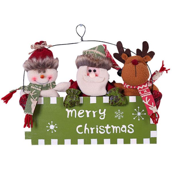

door mount christmas home pendant doll kids cartoon decoration gift hanging ornament wooden multipurpose cute outdoor bedroom