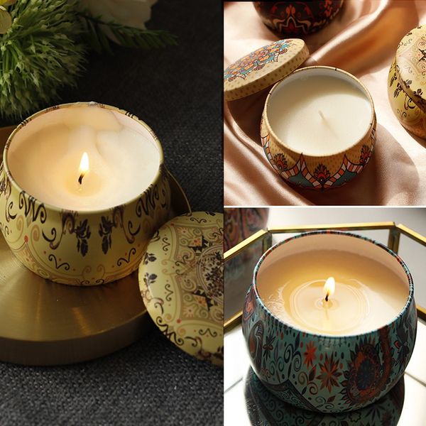 

ia lavender rosemary french vanilla candles tin can fragrance handmade scented candle gift wedding birthday home decoration