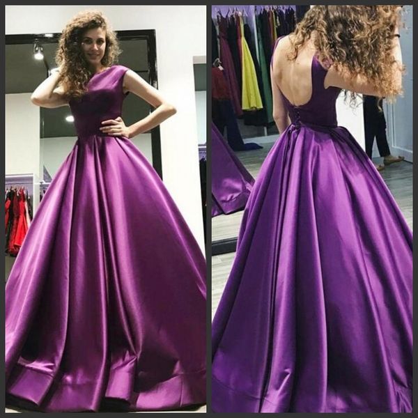 

очаровательные элегантные вечерние платья jewel шеи гламурный спинки фиолетовый quinceanera платья длиной до пола атлас на заказ платья выпу, Black