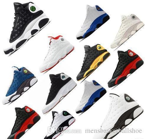 

13s mens basketball shoes game phantom shoe black bred royal black cat bred brown shoe dmp men trainers mens sports sneakers