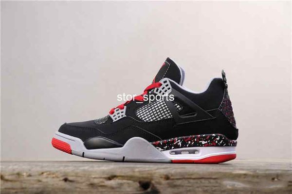 Großhandel Jordan Retro 4 4s BRED 308497 060 Retro Basketball Schuhe IV Turnschuhe Stiefel Männer Frauen Stiefel Top Qualität Sneaker Gym Sportschuh Großhandel Jordan Retro 4 4s BRED 308497 060 Retro Basketball Schuhe IV Turnschuhe Stiefel Männer Frauen Stiefel Top Qualität Sneaker Gym Sportschuh