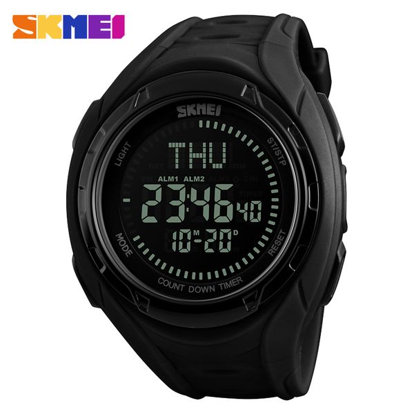 

new arrivals fashion designers fashion 5 degree waterproof skme 1305 50 m deep waterproof sports compass watch free, Slivery;brown