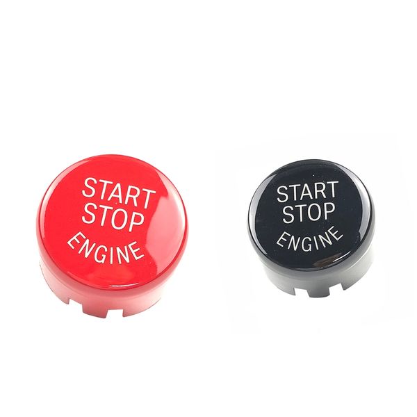 

0.98'' engine start sbutton cover for bmw f/g chassis red+black