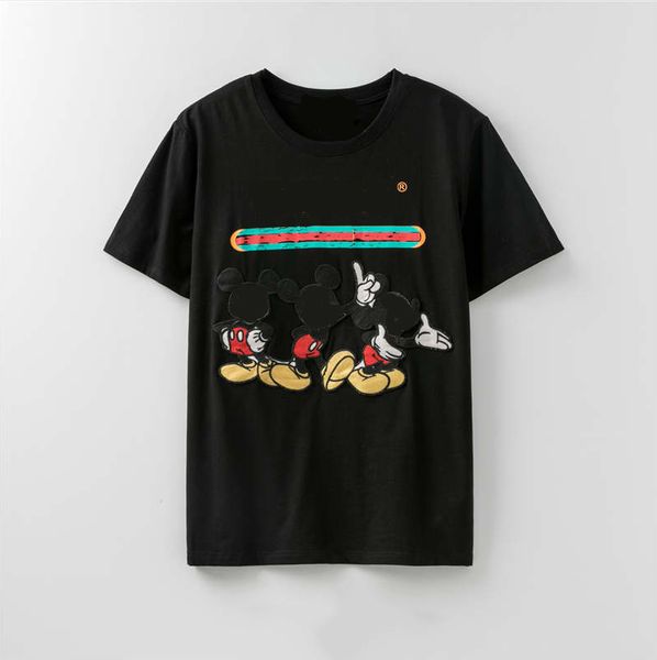 

2020 women designer t shirt for lady paris logo summer designer t-shirt striped brand street short sleeve luxury l0g0 shirts s-xxl lr200419, White