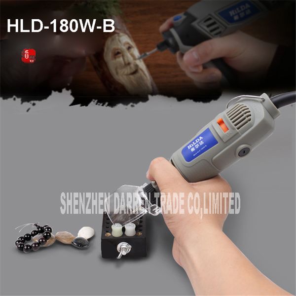 

hld-180w-b mini drill 220v 180w die grinder переменная скорость вращения инструмента с захватом крепления гибкий вал аксессуары