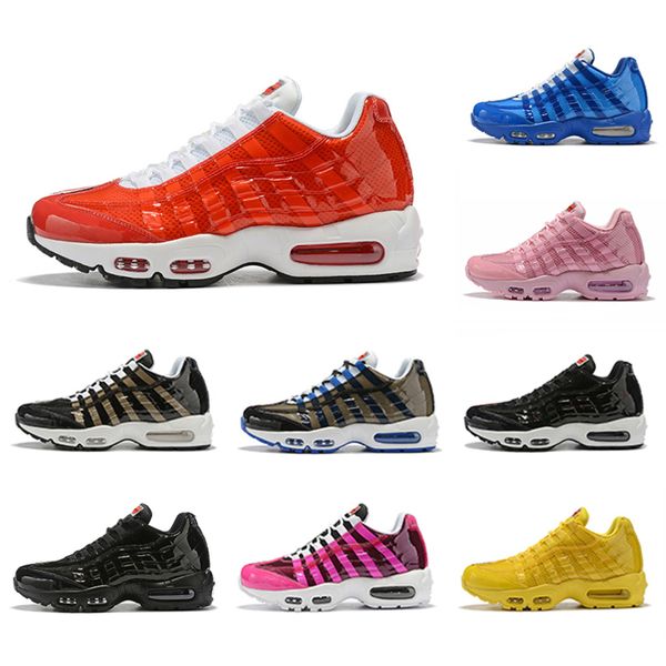 

2019 orange pink blue cushion running shoes men women triple white yellow black red outdoor trainers casual sports sneakers us5.5-11