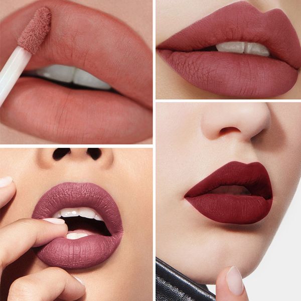 

6 colors lip gloss sets waterproof nude matte velvet gloss lipstick balm red lip tint makeup tools manufacturers wholesale l4403