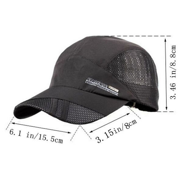 

2017 new arrive fashion mens summer sport hat running visor cap item, Black;white