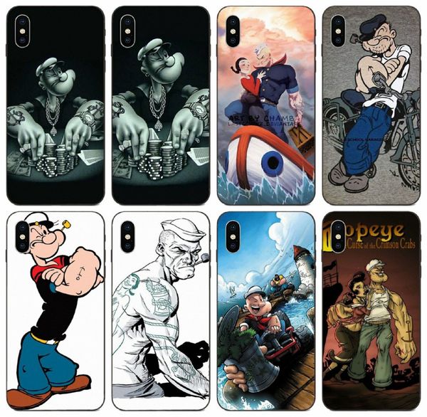 

[tongtrade] popeye poker case for iphone x xs max 11 pro 8 7 6s 6p 5s 5p galaxy j4 j6 j8 huawei y9 p30 mate 10 htc desire 12 plus vogue case