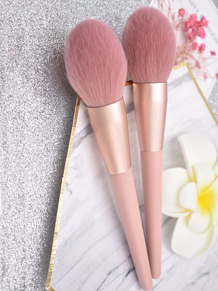 

super size powder brush makeup pink girls helper cosmetic fixed make up