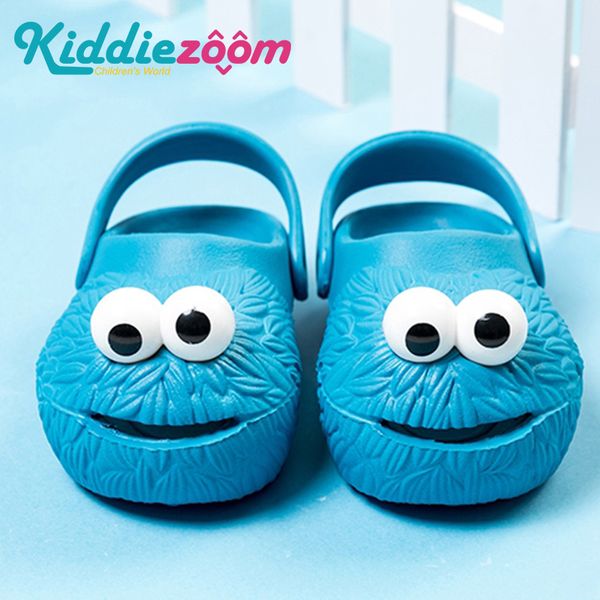 

2019 summer kids indoor slippers shoes boys cave shoes casual non-slip children girls beach slippers, Black;grey