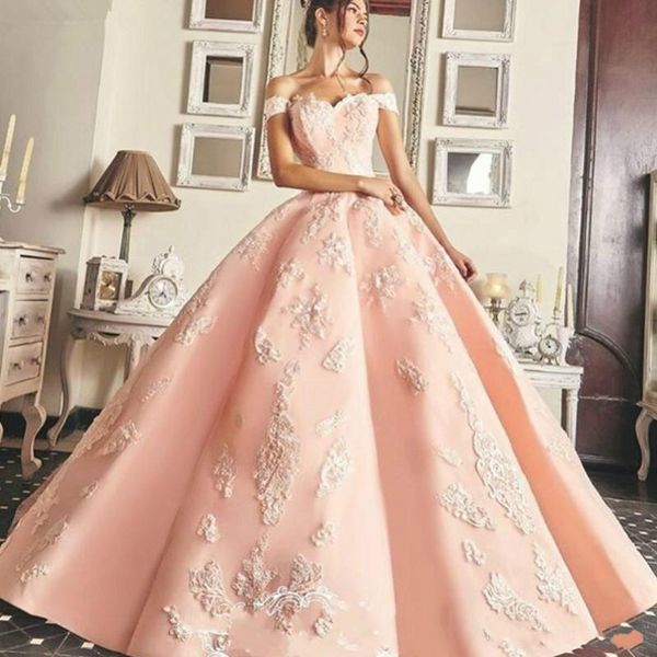 

elegant evening dresses long off the shoulder 3d appliques lace prom dress custom made lace up back bridal vestidos, Black;red