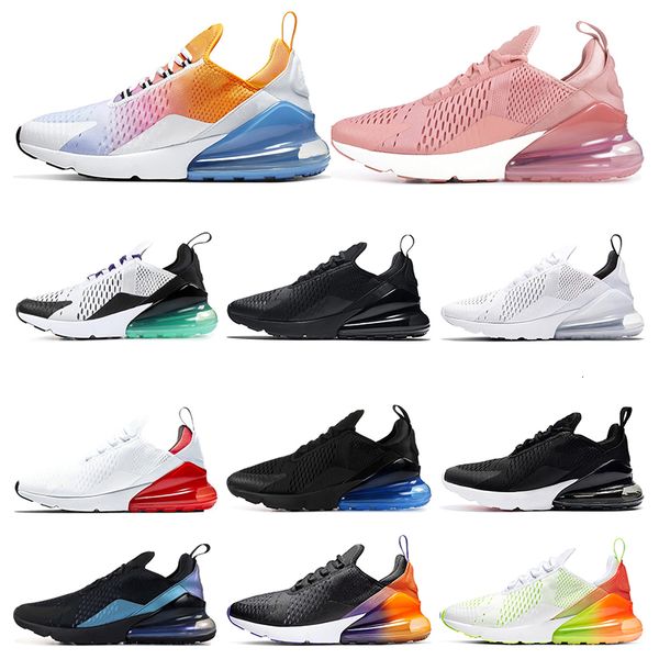 

2019 кроссовки для мужчин тройной черный белый черный градиент радуга фейерверк лазер фуксия женские спортивные кроссовки размер 36-45 беспл