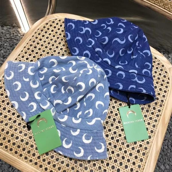

marine serre bucket hats 2020ss men women hip hop version marine serre hat crescent cap