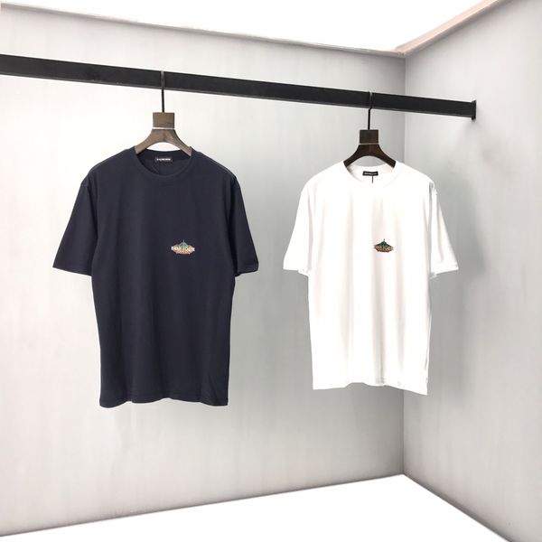 

2020 summer new hi-street t-shirt black gray short sleeve men hip t shirts plus eu size s-2xl #1136, White