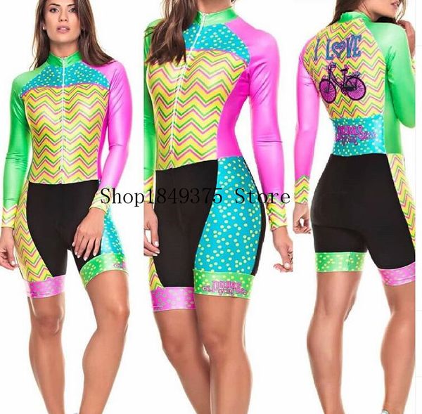 

2020 colombia cali ropa ciclismo mujer moutain bike clothing skinsuit speedsuit breathable cycling jersey suit swimsuit, Black;blue