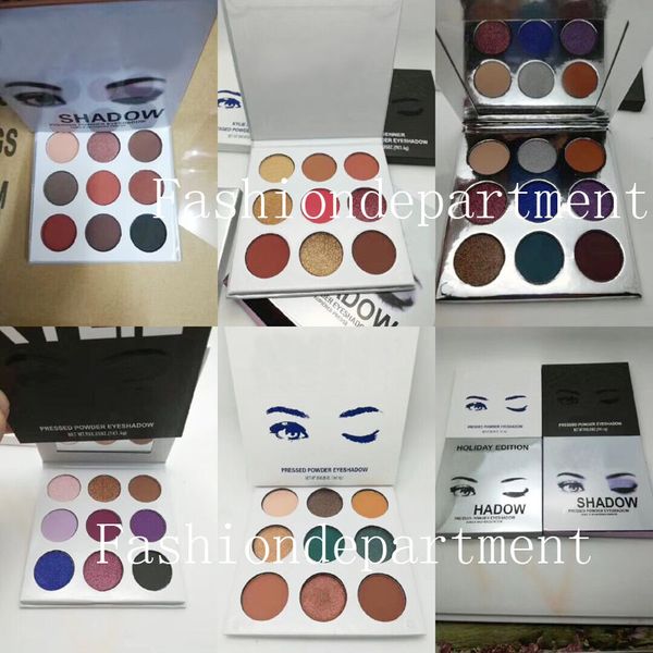 

In stock ! New Makeup High-quality Eyeshadow 9 Popular color 6 styles Available Eyeshadow palette Free Shipping