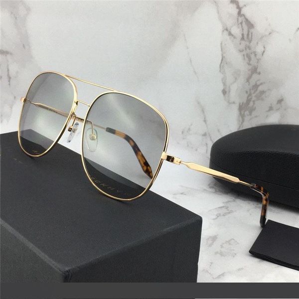 

new fashion designer sunglasses 142 metal pilots frame with popular style elling protection eyewear uv 400 lens, White;black