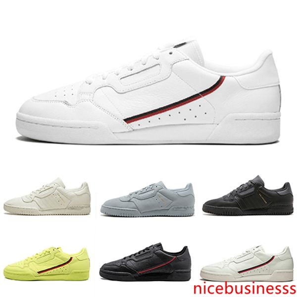 

2019 calabasas powerphase grey continental 80 casual shoes kanye west aero blue core black og white men women trainer sports sneakers 40-45