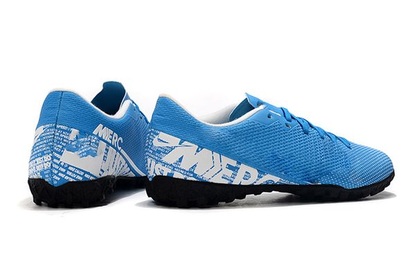 

2019 новые ртутные пары xiii tf assassin 13 пары футбольные бутсы мужчины синий низкая трава ногтей дизайнер футбольная обувь