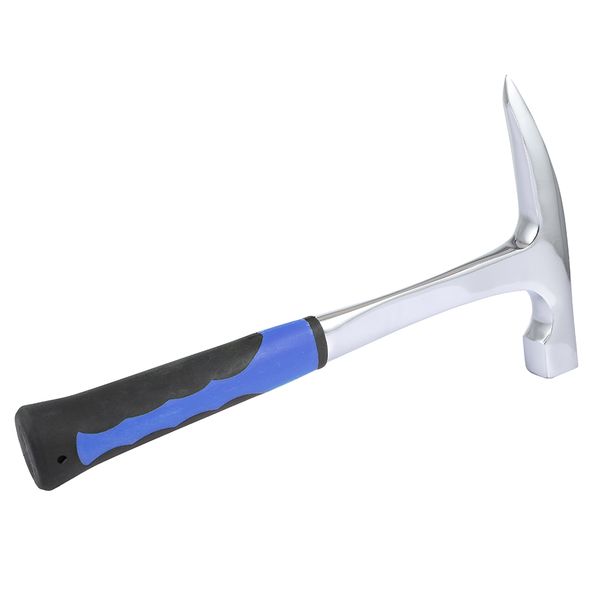 

sharp mouth geological hammer mine exploration survey multifuctional hand tool durable rock pick geology tool with rubber handle