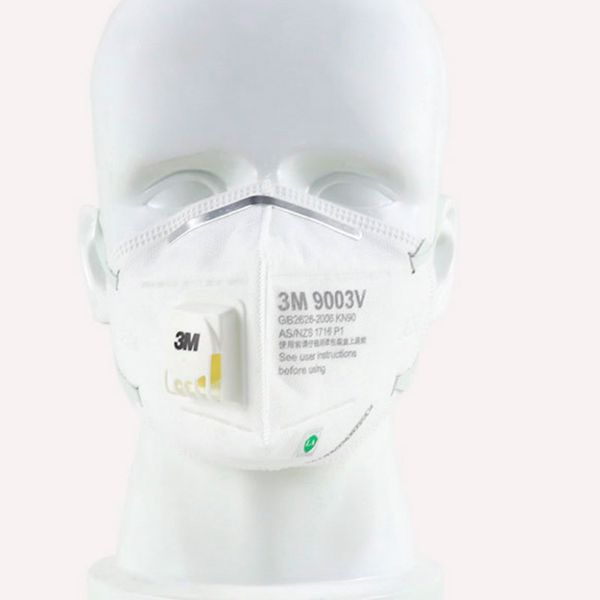 

100% original 3m 9002v face mask 9003v respirator face mask with breathing valve 90% effectively filtration in stock ship via dhl