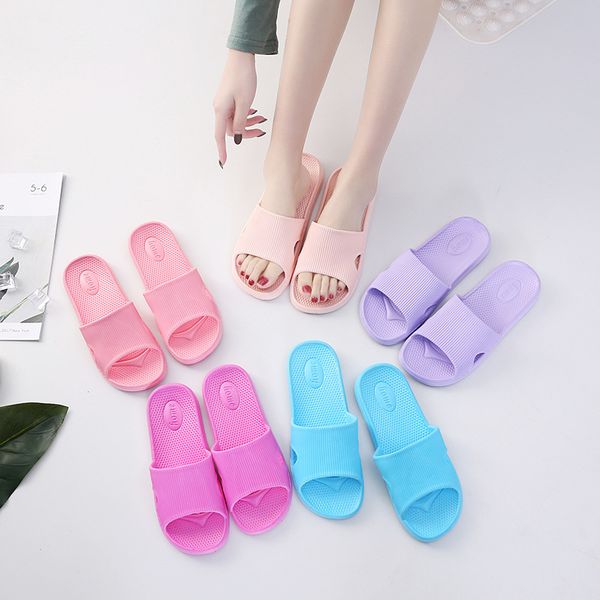 

indoor women's home l soft bottom slipper summer no-skid floor slippers, Black