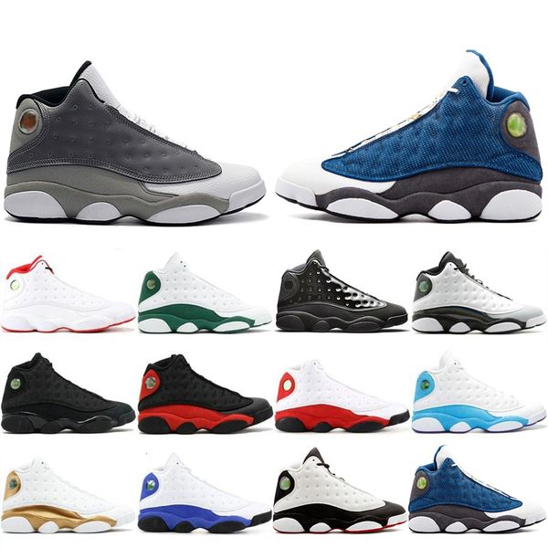 

new style 13 13s cap and gown basketball shoes atmosphere grey for men phantom flint dmp chicago black cat mens trainers sneakers 8-13